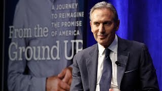 Heckler Tells Howard Schultz Dont Help Elect Trump