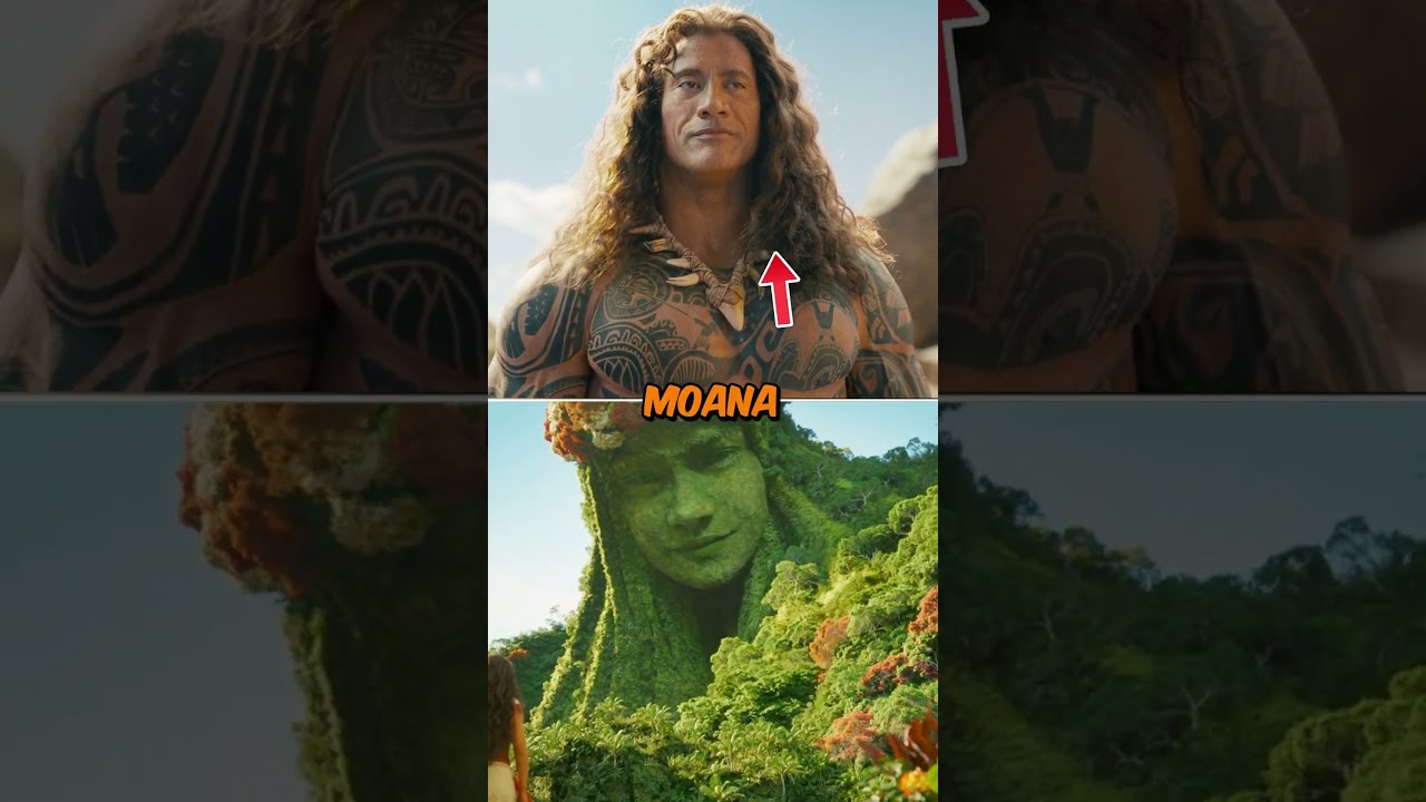 This Is How Moana Movies Looked Behind The Scenes 🤯🌊 #Shorts