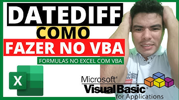 Função DateDiff(Dias + Hoje()) com Formulas Excel + VBA , Aprenda a Calcular Diferença de Datas VBA