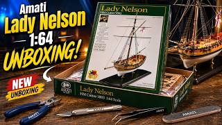 Amati Lady Nelson Unboxing | My New Ship Model Kit &amp; Tools!