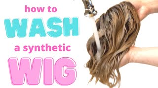 New To Wigs? HOW TO WASH A WIG \/ HOW TO CONDITION A WIG \/ HOW TO CARE FOR synthetic WIGS