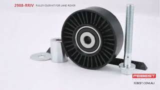 2988-RRIV PULLEY IDLER KIT FOR LAND ROVER