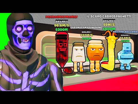 I Found My BEST SECRET Brainrots In Steal The Brainrot Fortnite 