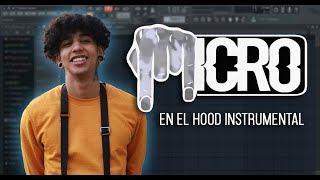 Micro TDH - En el Hood | Fl Studio instrumental (Luis Daniels prod.)