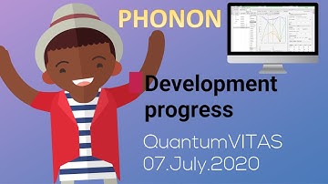 QuantumVITAS development progress 6 (02.Aug.2020): PHONON calculations implemented