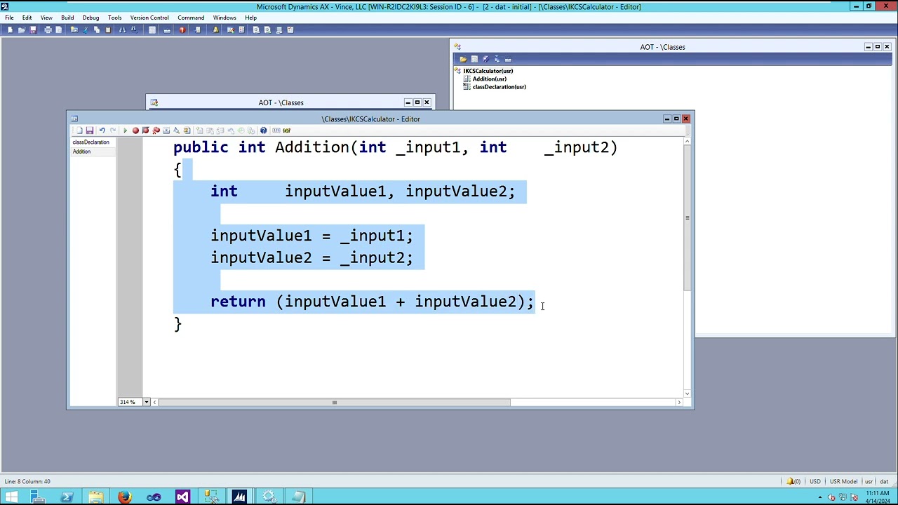 25. Class, Object, Local/Global Variables, Instance & Static Methods in X++ | D365 F&O | in Telugu