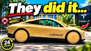 Full I Spent 24 Hours in Tesla’s Cybercab — No Steering Wheel! 😳🚕 News