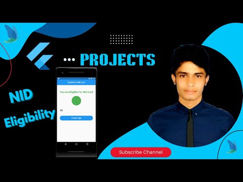 NID eligibility flutter projects | flutter andriod and ios apps development