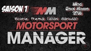 Ep#17 - Motorsport Manager - S01-GP09: Milan B - Essais Libres (Réglages Excellent)