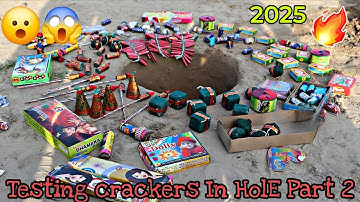 Different Types Of Cracker Testing With Snake || Cracker Videos 2025 || ये क्या हो गया पॉप  साफ को?