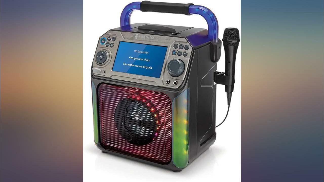 Singing Machine STVG782BK Groove XL Karaoke System with Bluetooth and
