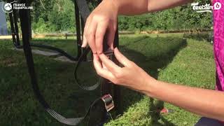 Trampoline Boost Up 460 from France Trampoline - Assembly (focus anchoring kit)
