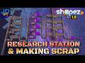 Research Station &amp; Making our own Scrap🔺 In Shapez 2 🟦 Manufacture Mode