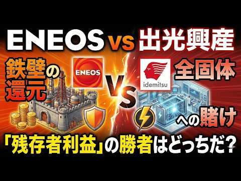【ENEOS vs 出光】「鉄壁の還元」か「全固体への賭け」か？「残存者利益」の勝者はどっちだ？