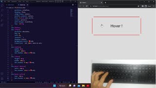 ASMR Programming - Coding Different Hover Effect  - No Talking