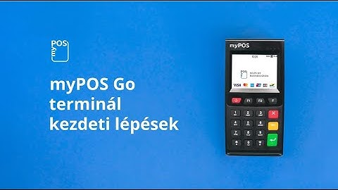 POS terminál működése - myPOS Go