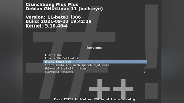 Best Os for Pentium 4 / How to Install crunchbang++ debian 11 bullseye