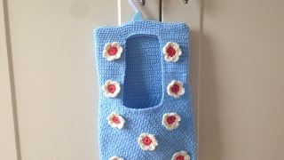 How to crochet clothes-pin (clips) bag