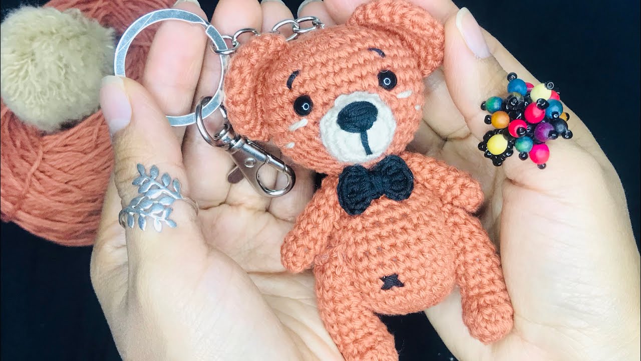 Osito llavero 10CM🧸Yogui a Crochet 🧶HeydCrochet 😉parte 1