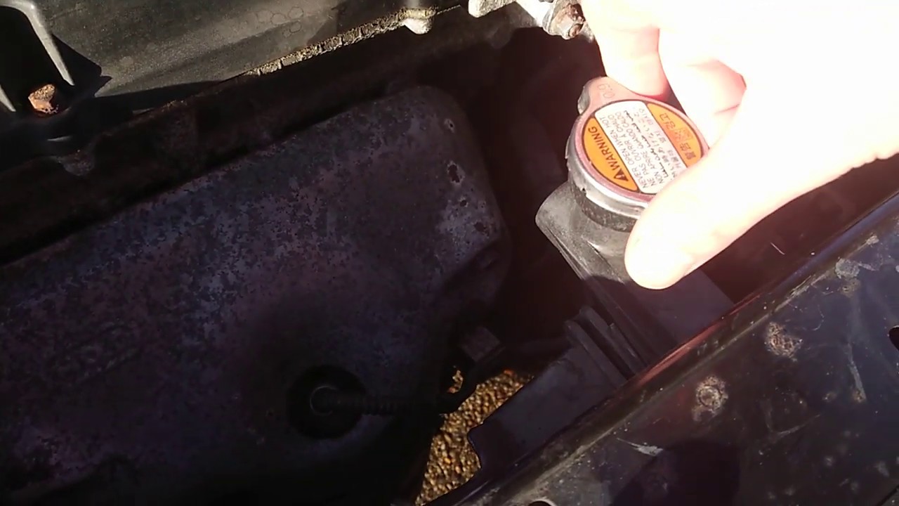 Hyundai Getz Radiator Cap Removal YouTube