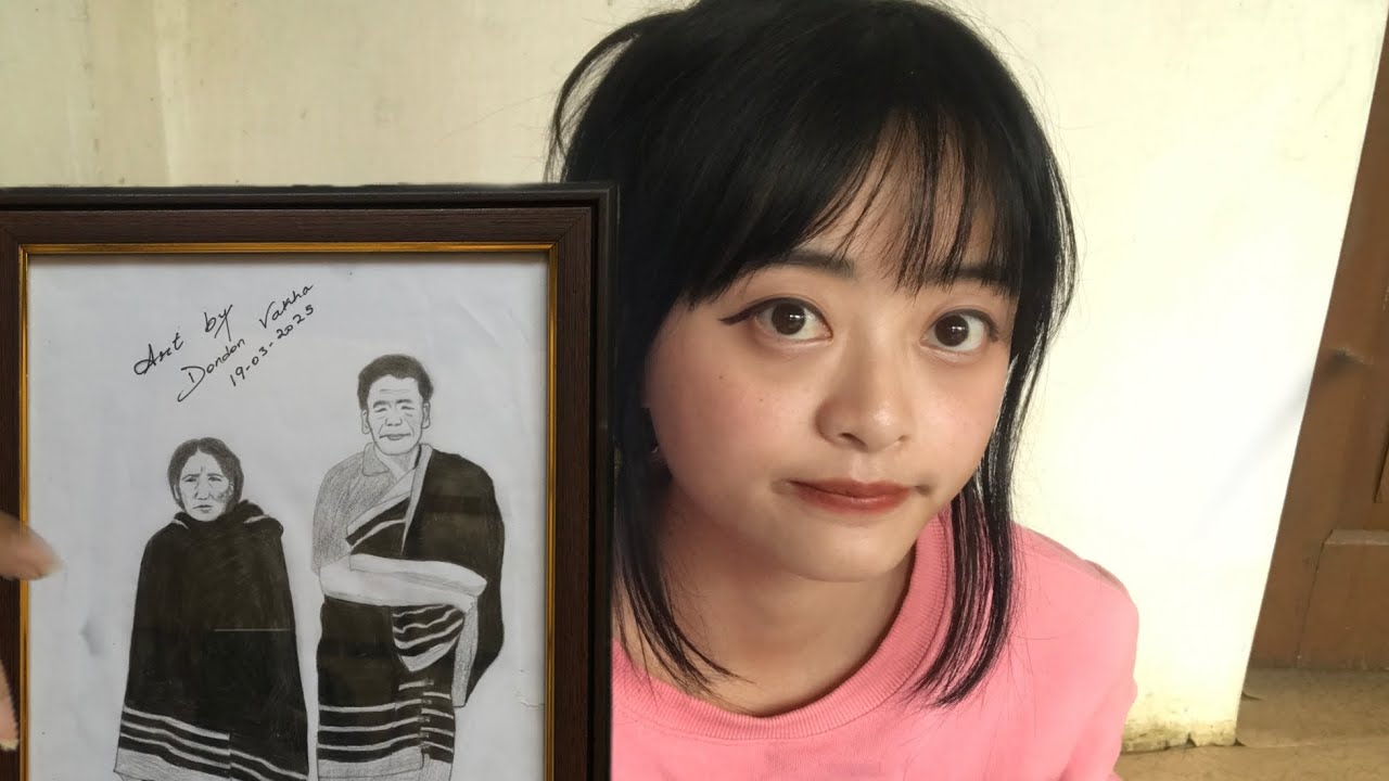 Drawing my grandparents ❤️ in memory of my late Grandpa ❤️🕊 