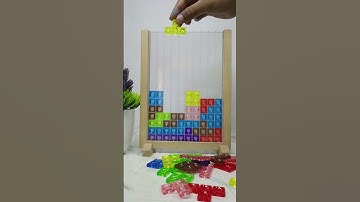 PART 44 || HYPNOTIC TETRIS ASMR || RAINBOW BLOCK SORTING