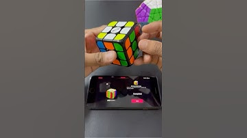 vertical stripes pattern on Rubik