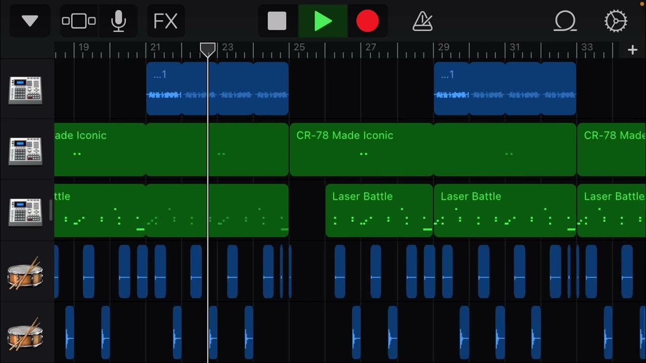 Drum and Bass Beat GarageBand IOS YouTube