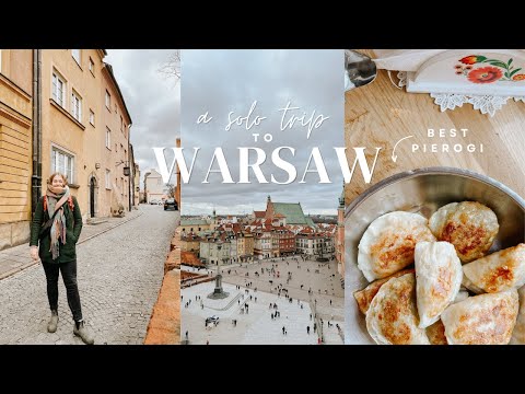 A Solo Trip to Warsaw! 🇵🇱✈️  | Yummy Polish Food, Old Town, WWII Walking Tour, & Uprising Museum.