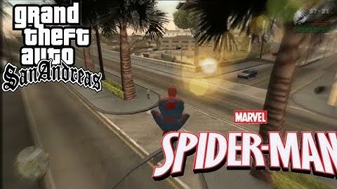 Spider-Man PS4 Mod GTA: SA PC Gameplay By J16D