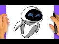كيفية رسم إيفا من Wall e بسيطة وسهلة خطوة بخطوة