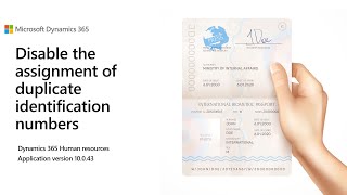 Disable the assignment of duplicate identification numbers