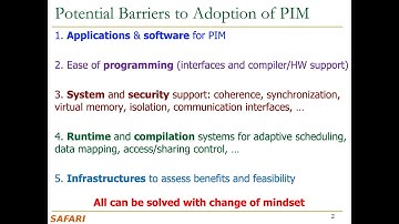 PIM Course: Lecture 15: How to Enable the Adoption of PIM? (Spring 2023)