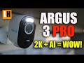 Reolink Argus 3 Pro Review - 2K Smart AI Wire Free Camera - Features, Setup, Video & Audio Quality