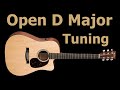 Open d guitar tuning