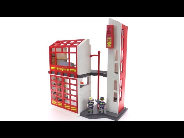 toelage inflatie inkomen Playmobil Fire Station 5361 review + 6385 Extension! - YouTube