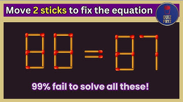 Can You Solve? - The ultimate Matchstick Puzzle Challenge! #maths #iqtest #quiz #puzzle #challenge