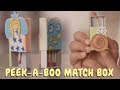 The art room  diy peekaboo match box  matchbox crafts  easy  fun crafts for kids