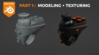 Modeling and animate this small controller in Blender  Part 01