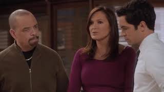Barson - Law & Order SVU - 14x17 Pt.1 - "I have to talk to Barba anyway"