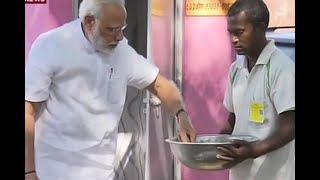 Varanasi Tour: PM Modi lays foundation of toilet in Shahanshahpur village