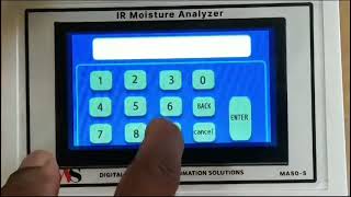 MA50 5 DWS Moisture Analyzer