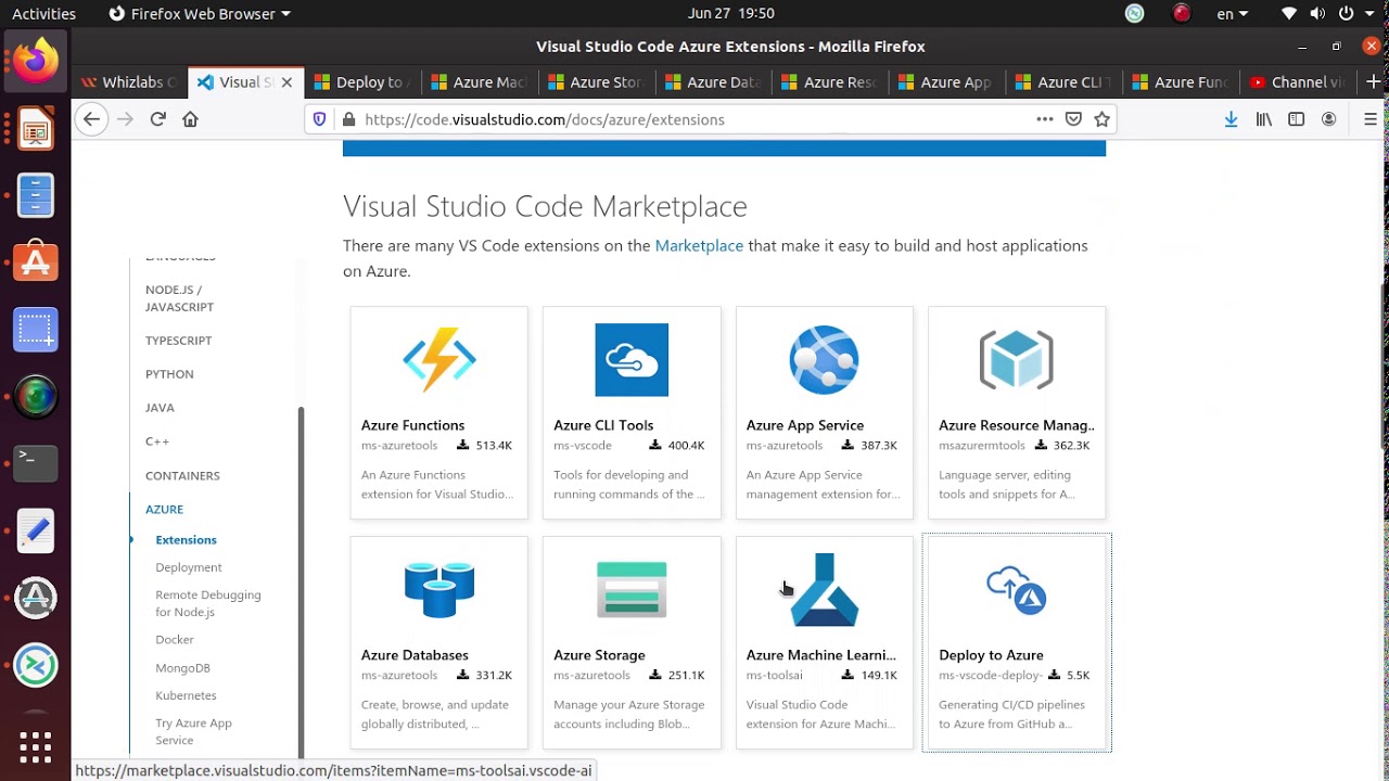 Create App - Visual Studio Marketplace