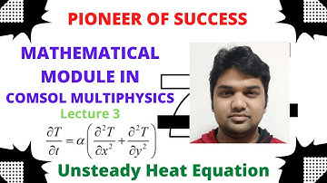 Physical Significance of Unsteady Heat Conduction Equation and Solving it in COMSOL