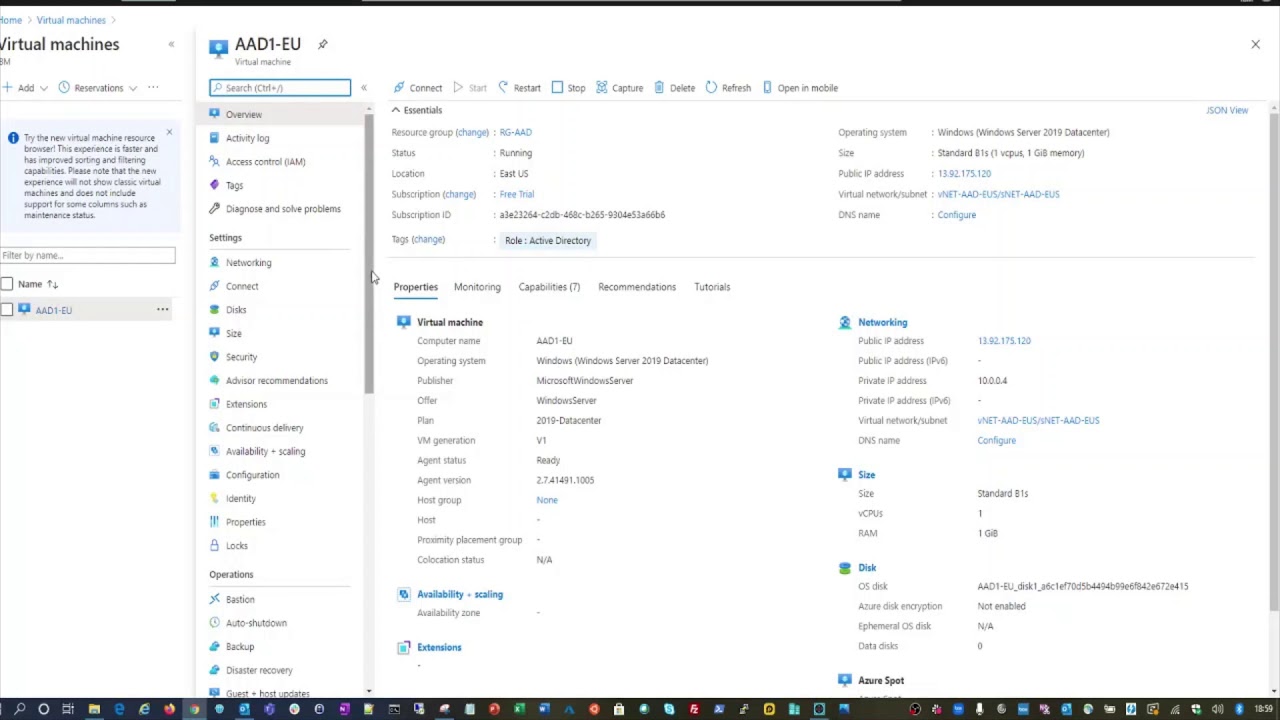How to Resize a VM in Azure Cloud | HitechCandy.com - YouTube