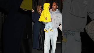 Rihanna & Asap Rocky Night Out With Baby Rza In NYC  rihanna asaprocky fashionpolice nyc riri