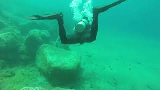 DIR Frog Kick training at playa chica
