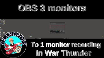 How To use OBS for recording game play on 3 monitors to show properly on 1 monitor playback Tutorial