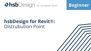 Beginner series: hsbDesign for Revit® | Distribution point