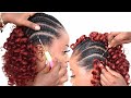 Wow 🥺 Most Beautiful Curly Crochet Hairstyle Using Braid Extension /Curly Crochet Hairstyle